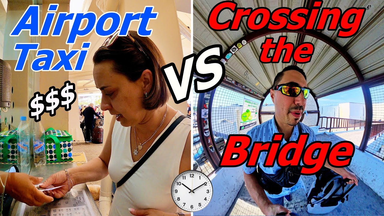 CHEAPEST OR FASTEST taxi at the Puerto Vallarta Airport - Is crossing the bridge WORTH IT?