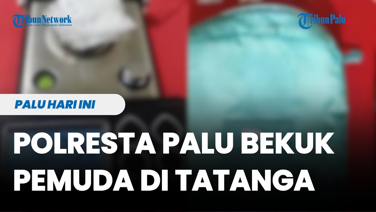 Polresta Palu Bekuk Pemuda di Tatanga, Enam Paket Sabu Seberat 2,7 Gram Diamankan