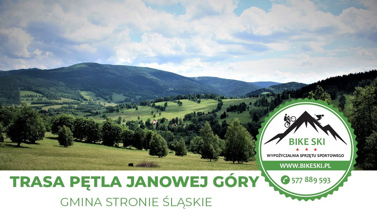 Trasa rowerowa Pętla Janowej G&oacute;ry Gmina Stronie Śląskie BIKESKI