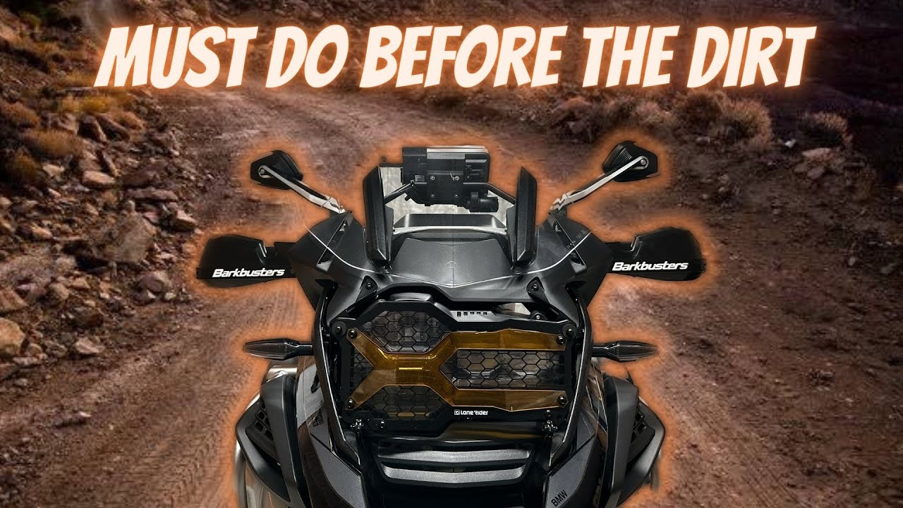 Getting my BMW GSA off road ready