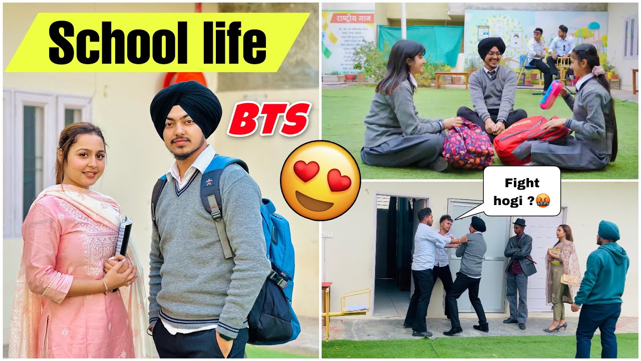 SCHOOL LIFE 😍| BEHIND THE SCENE | INDERAMGHARIA