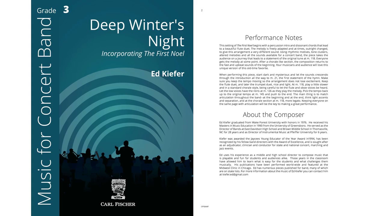 Deep Winter's Night (CPS243) by Ed Kiefer