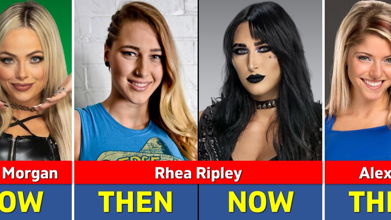 Hottest WWE Female Wrestlers Then vs Now : Shocking Transformations