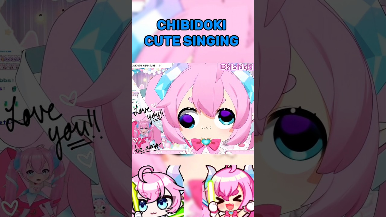 @chibidoki #shorts #funny #funnyshorts #cute #singing #vtuber