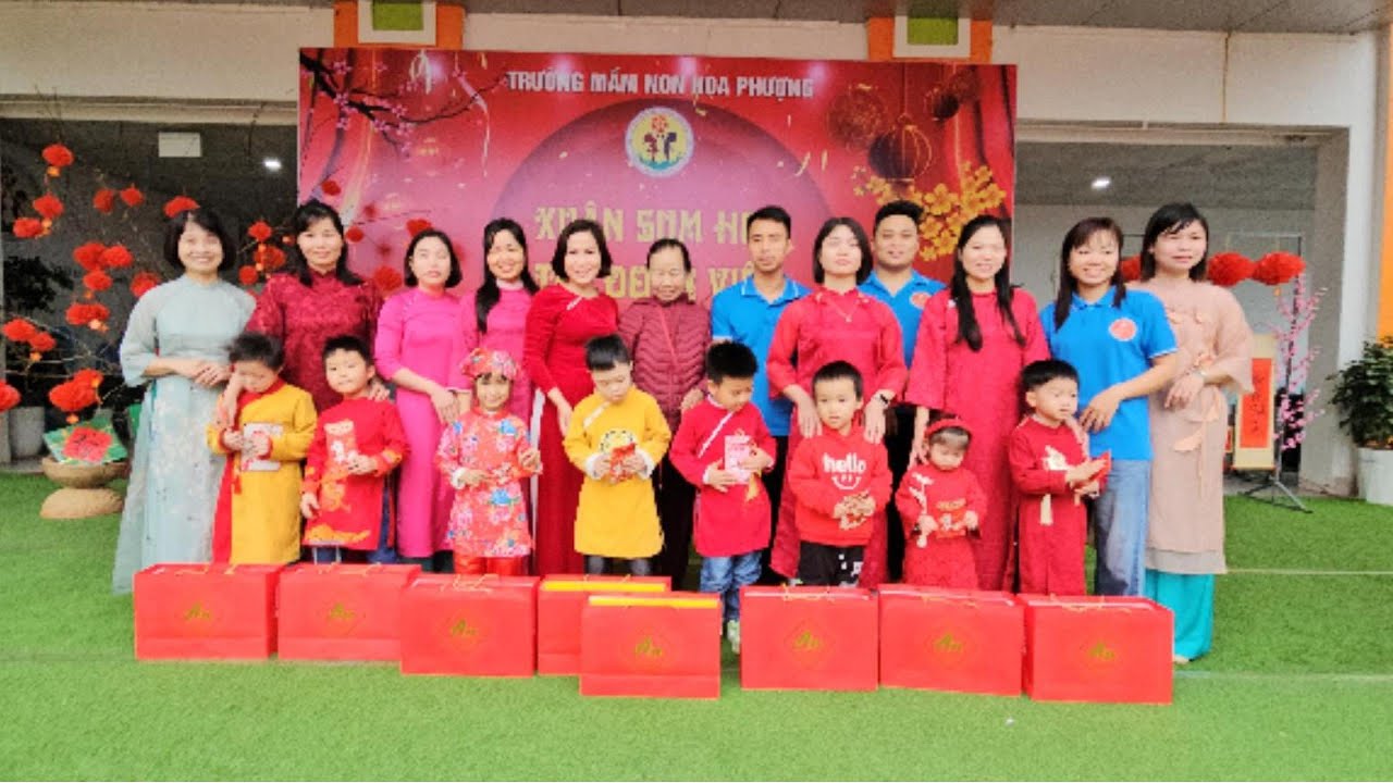 Chương trình Tặng quà Tết Trường Mầm non Hoa Phượng, Cự Khối 5/2/2026 - Thiện nguyện An Nhiên