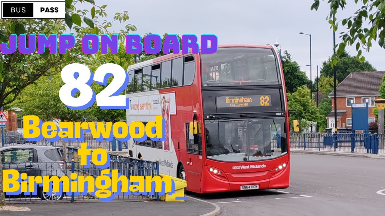 🚌🌆 Route 82: Bearwood to Birmingham | Urban Transit Adventure 🚍
