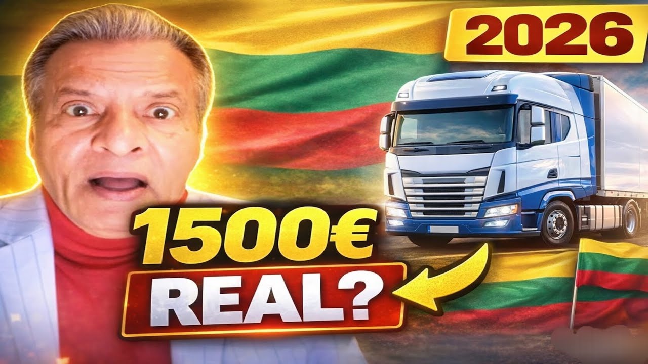 Lithuania Truck Driver Jobs 2026 🇱🇹 | Real Salary & Visa Guide (Pakistanis)