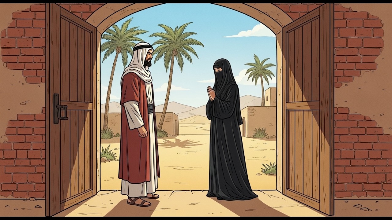 طلبت العمل خادمة بشرط ألا يرى وجهها… لكن حين سقط لثامها انكشف سرٌ صادم