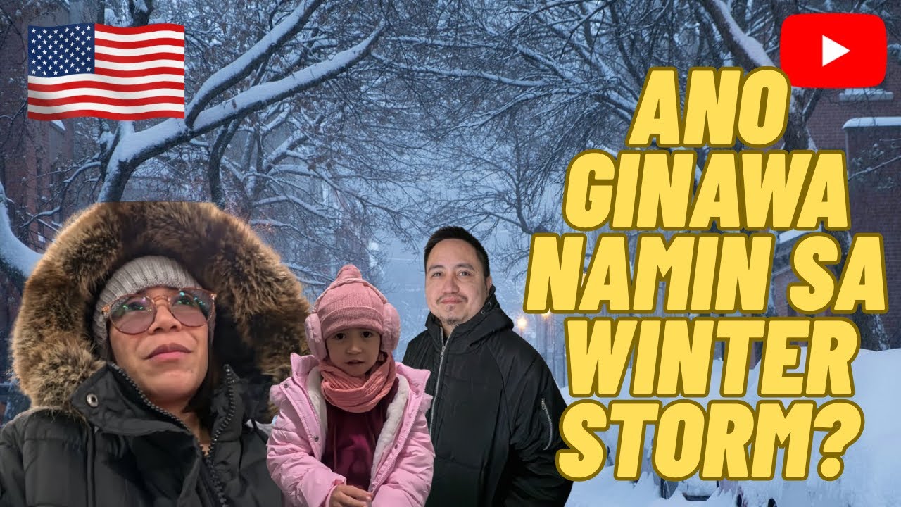 Mga ganap sa snowstorm | EB3 | USRN | Ohio | Family Vlog