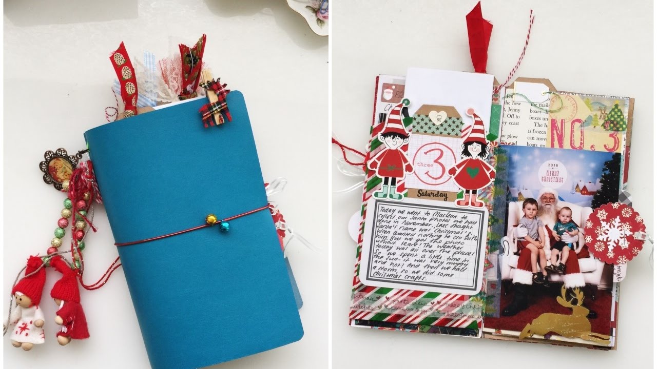 December Daily Days 1-5 - And My Christmas TN Set Up