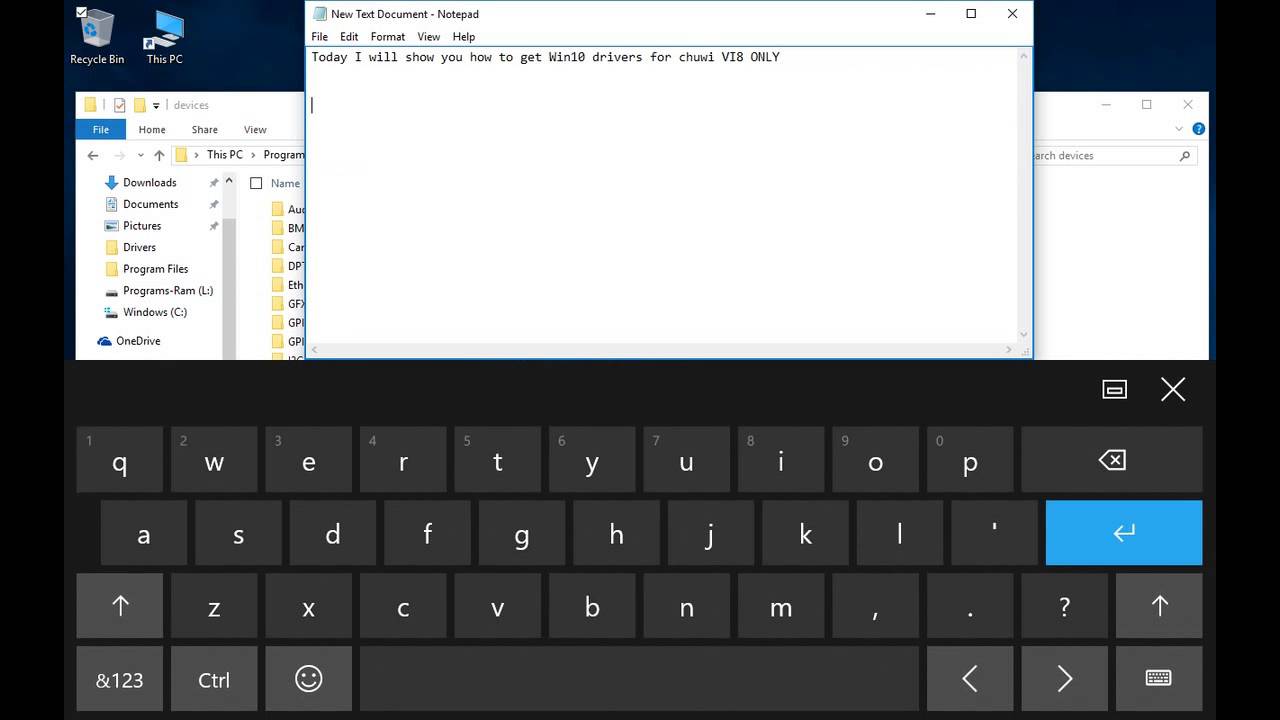 Chuwi vi8 windows 10 drivers