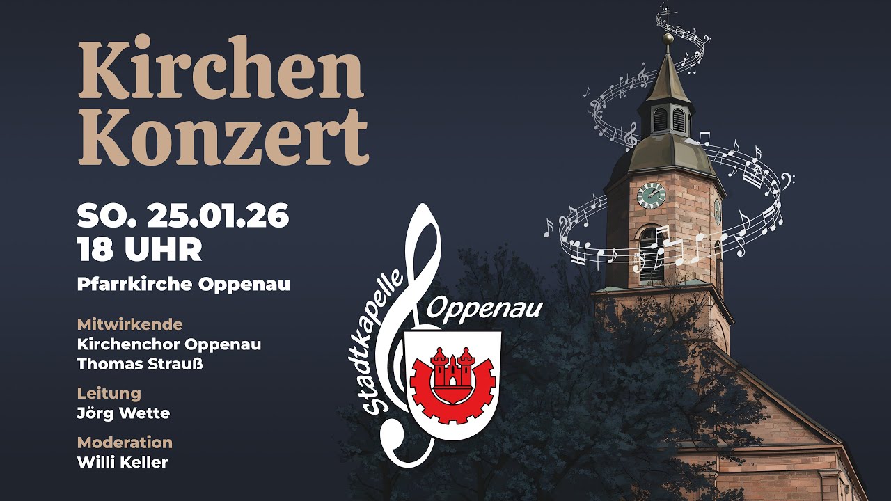 Kirchenkonzert 2026 • Stadt- und Kirchspielskapelle Oppenau e.V.