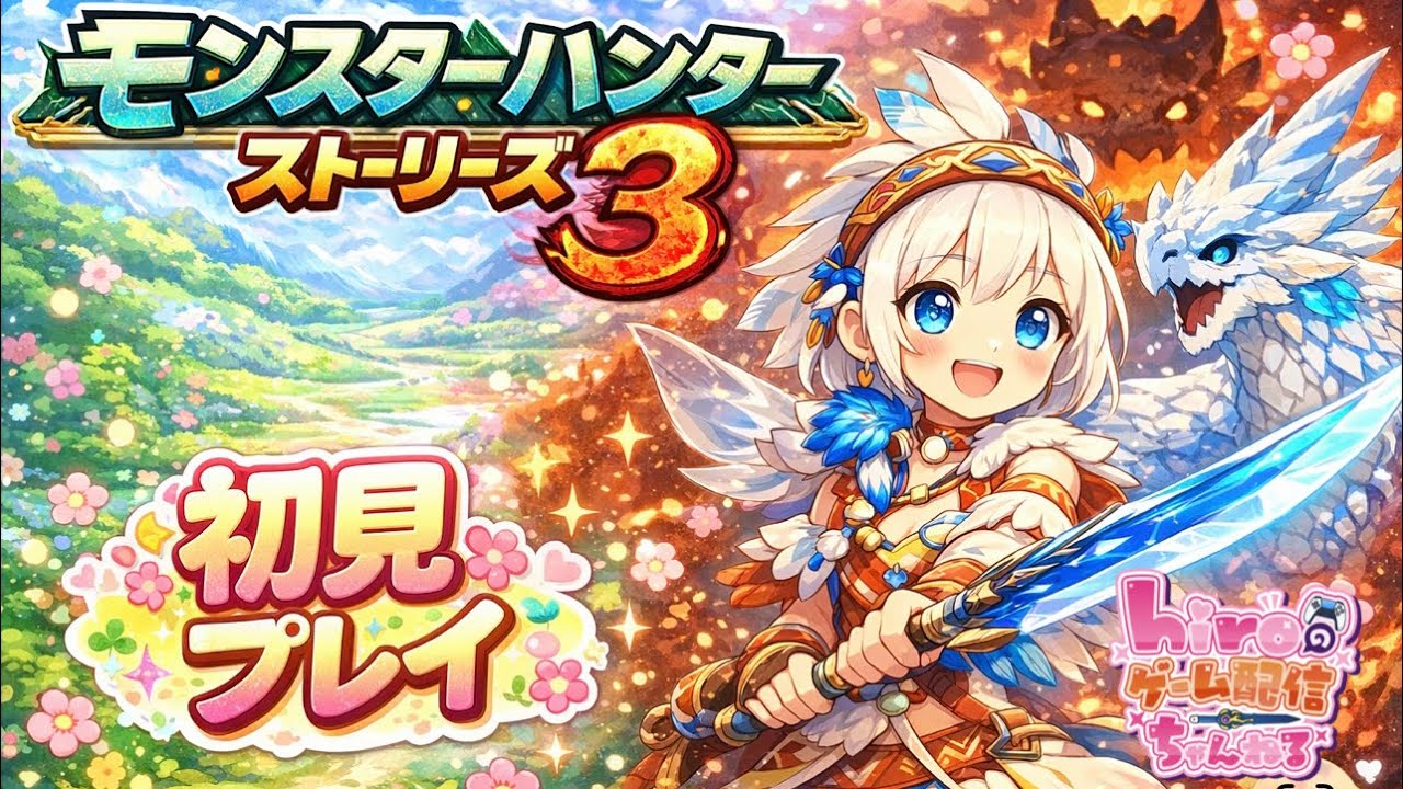 モンスターハンターストーリーズ3 ～運命の双竜～ 初見プレイ😊 新しい冒険が始まる！？