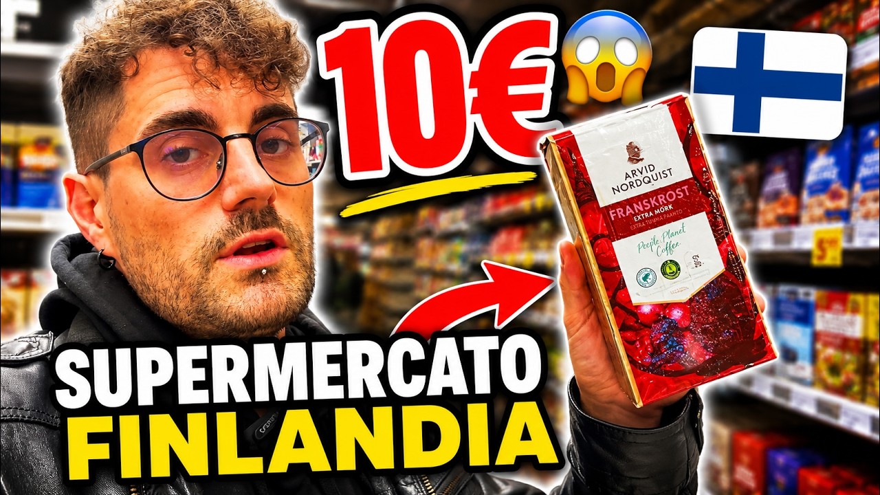 SUPERMERCATO FINLANDIA vs ITALIA: QUANTO COSTA fare la SPESA qui? PREZZI, PRODOTTI e CURIOSITA'