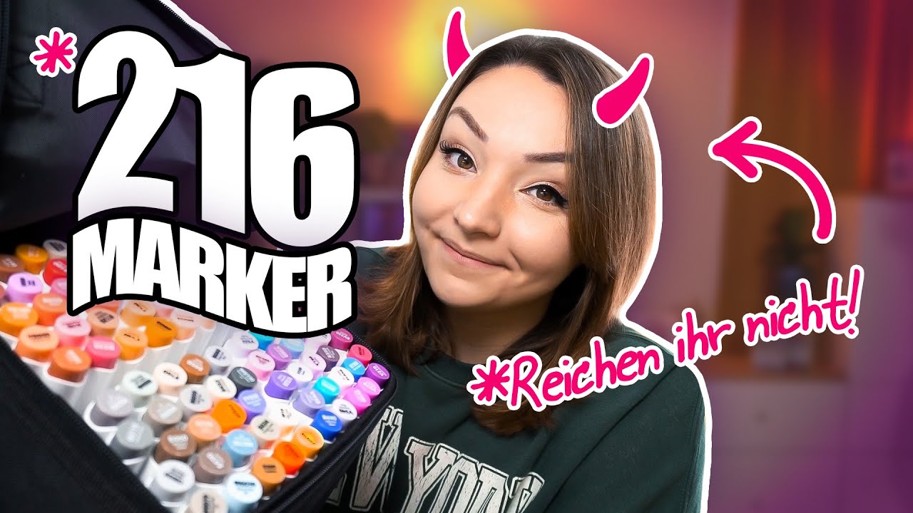 LOHNT SICH das 320-MARKER-SET von OHUHU?! Alle Farben der größten Sets im Vergleich