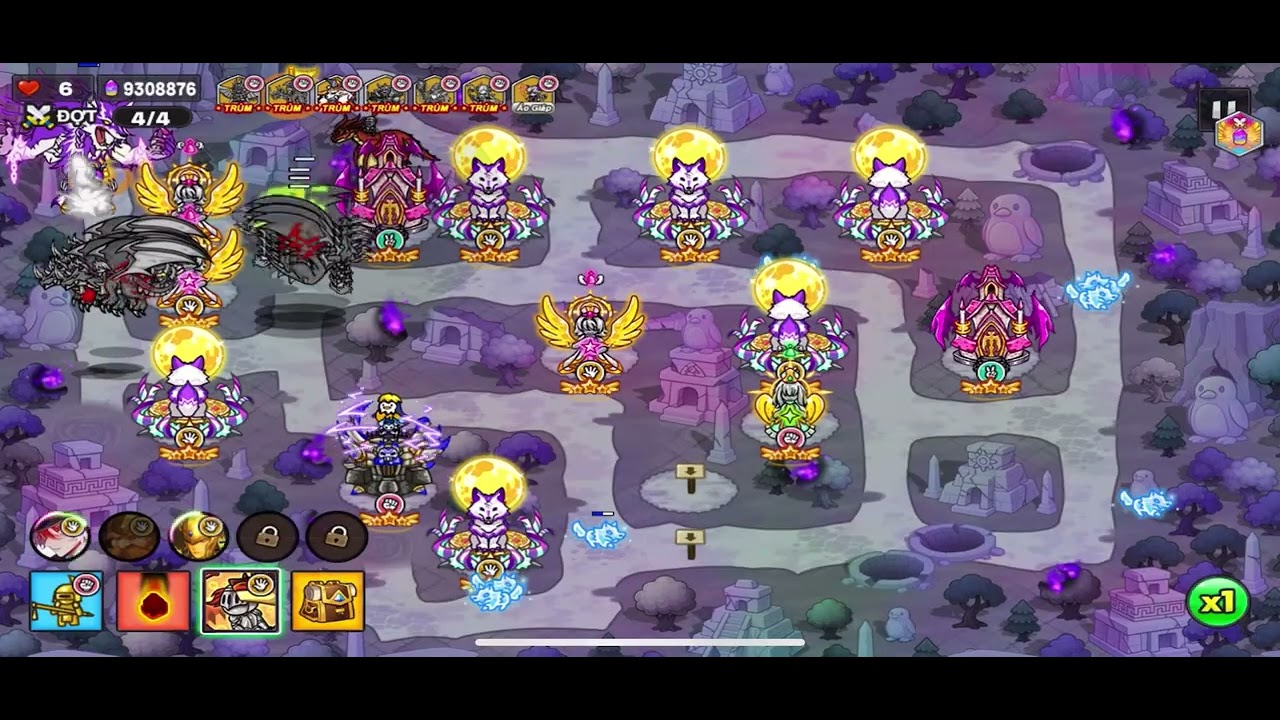 Gold Tower Defence #5 | Stage 190-199 bằng sói lv50