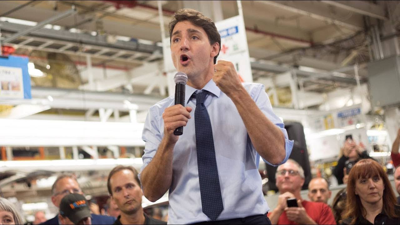 Justin Trudeau touts USMCA to Windsor auto plant workers