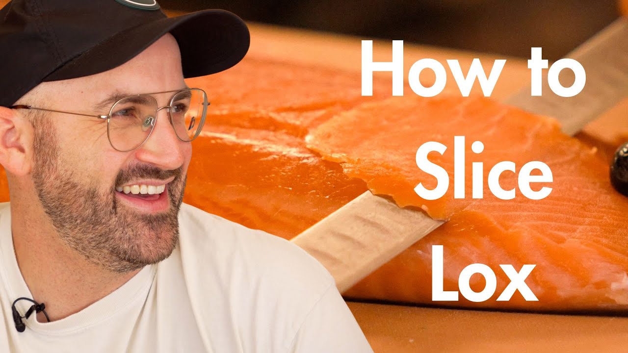 How Do You Slice Lox Thin? Watch A Real Chef Cut Lox The Right Way For Bagels