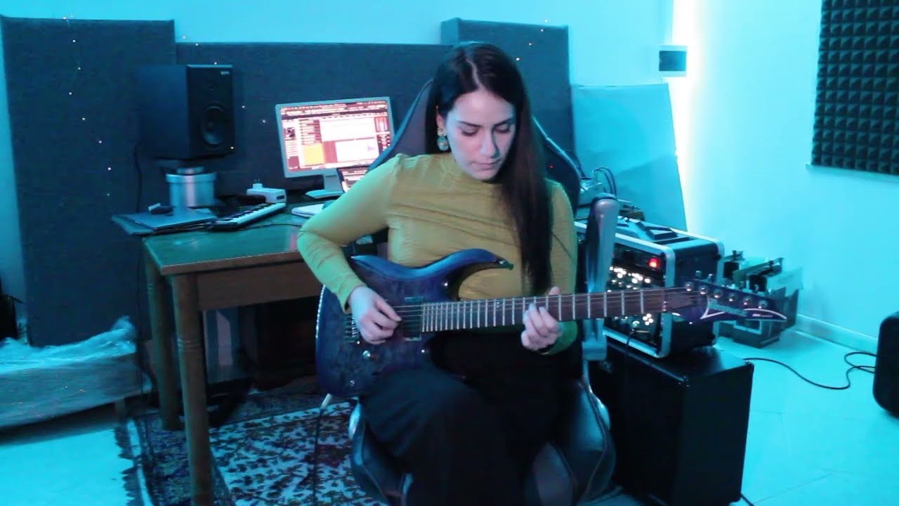 All Little Lies - Nyxes [Official Guitar Solo Playthrough] by Cinzia Cucchi