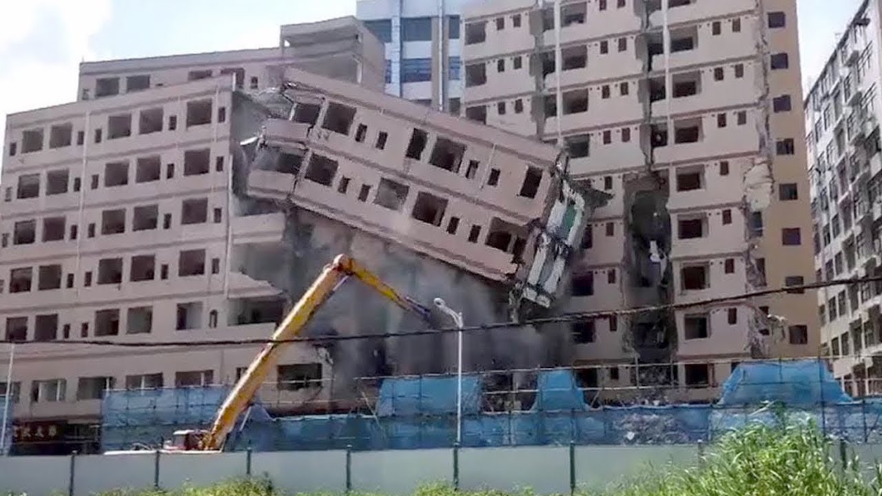 10 несчастных случаев на стройке, заснятых на камеру