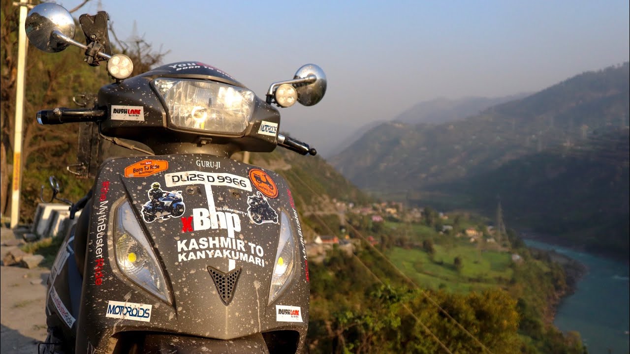 Jammu To Srinagar | Kashmir To Kanyakumari | Tvs Jupiter | Suzuki Hayabusa