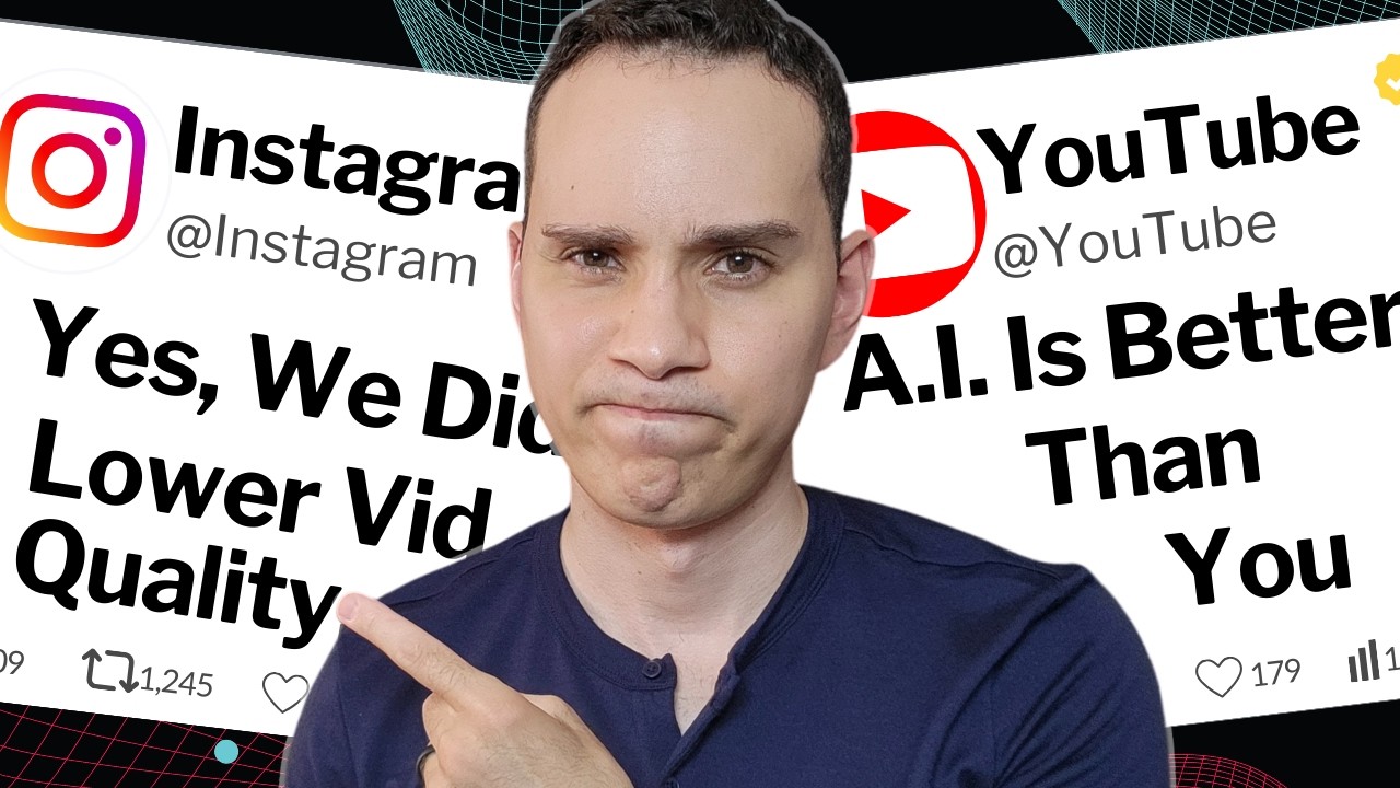 YouTube и ИИ, Instagram против авторов и новости об ИИ от Meta?
