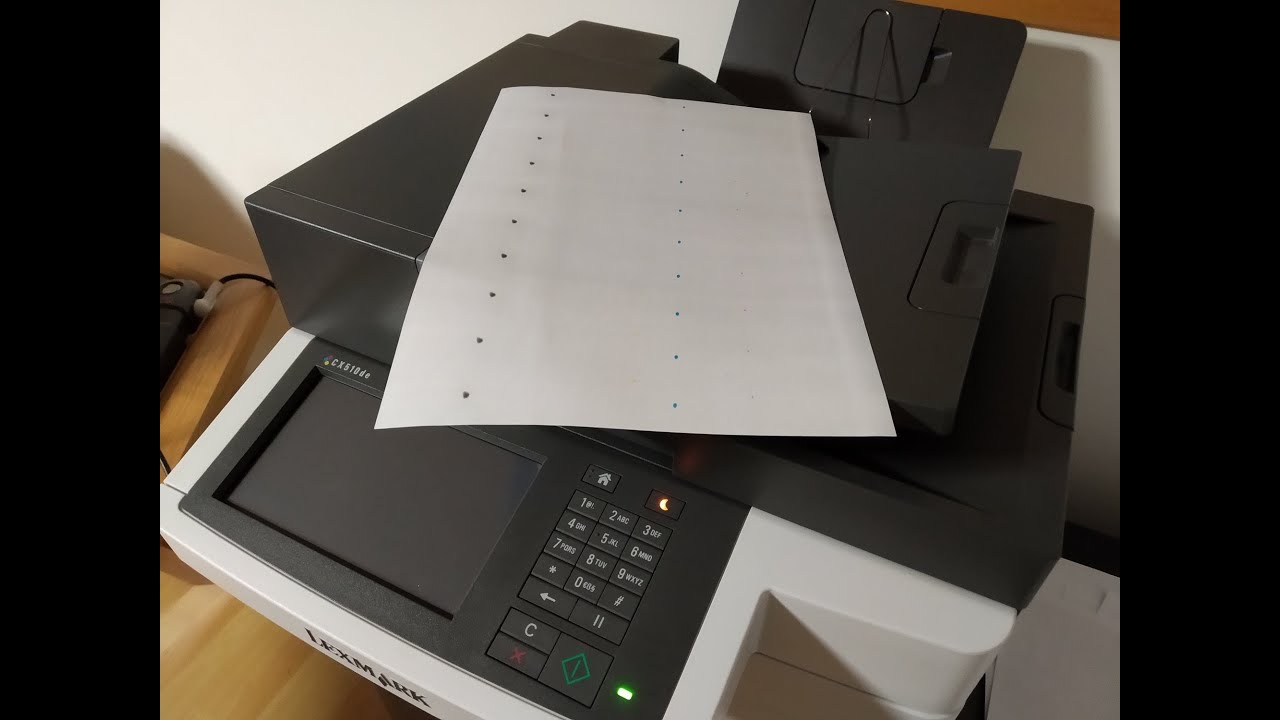 Réparation une imprimante Laser qui fait des taches