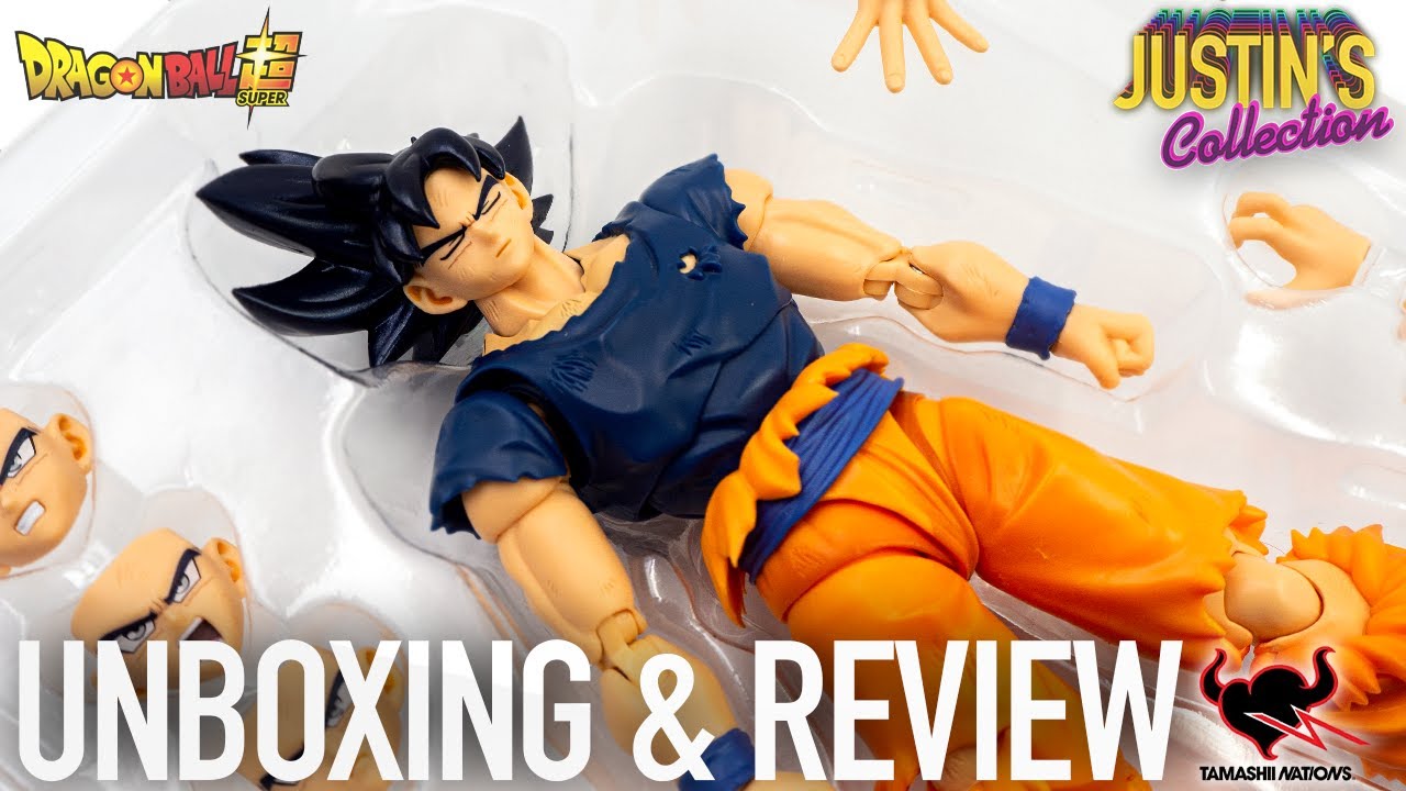 Goku Ultra Instinct Sign Dragon Ball Super S.H.Figuarts Unboxing & Review