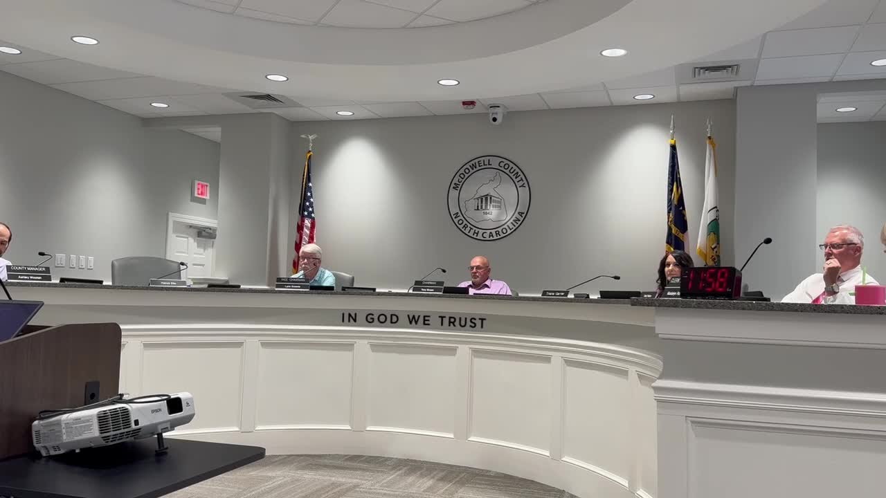 McDowell Commissioners hold public hearing on proposed budget