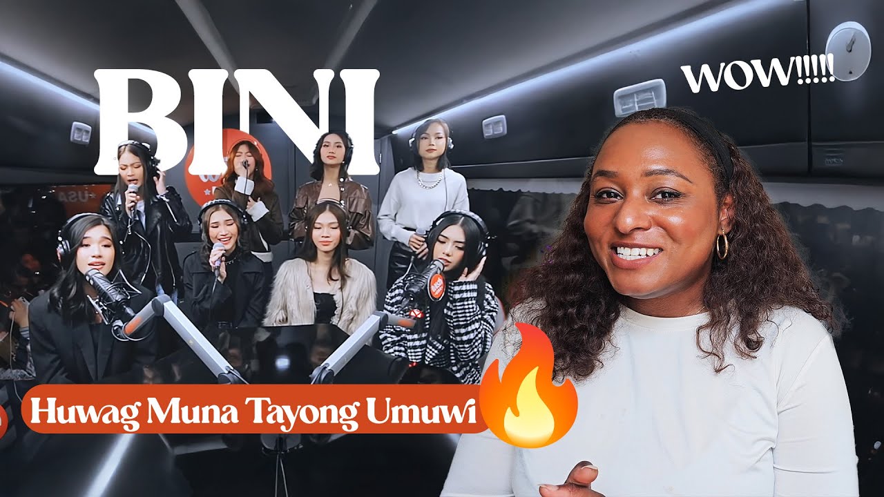 🎤 BINI Performs Huwag Muna Tayong Umuwi LIVE on Wish USA Bus | Reaction & First Impressions!