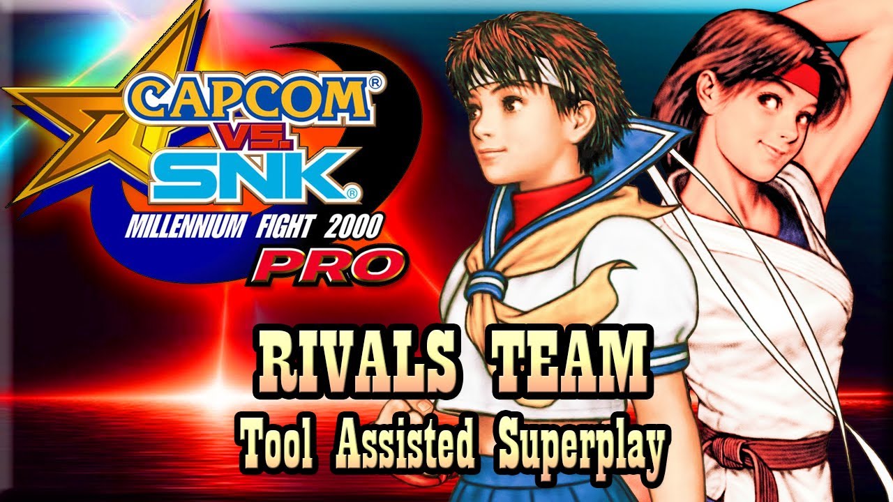 【TAS】CAPCOM VS SNK - RIVALS TEAM - SAKURA & YURI (NO LOADINGS)