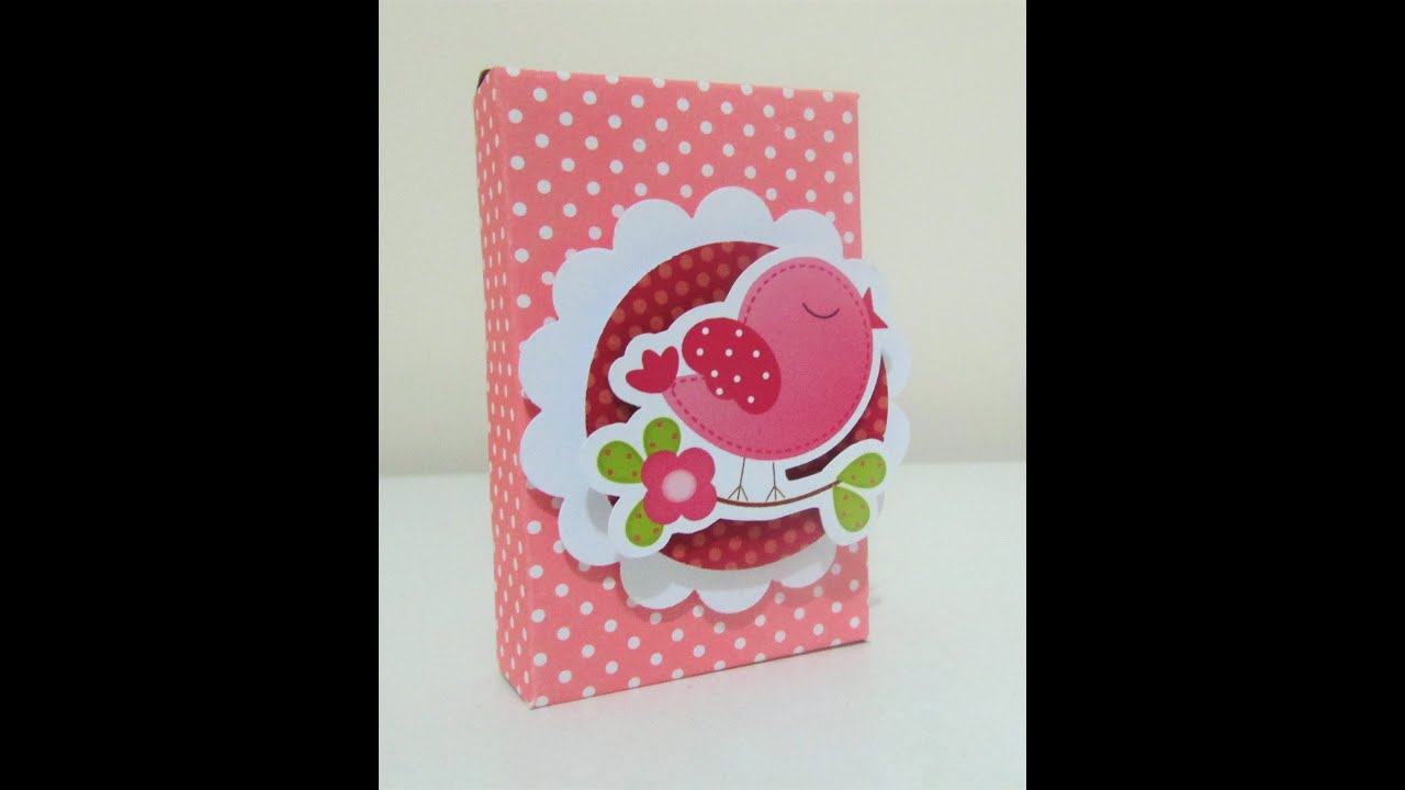 Video Aula de Scrap Festas  - Embalagem Personalizada para Tic Tac