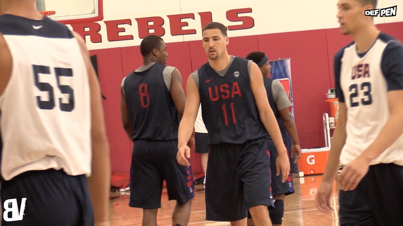 Team USA 2016 SQUAD VS USA Select! Klay Thompson, Zach Levine & More NBA PLAYERS GO AT IT