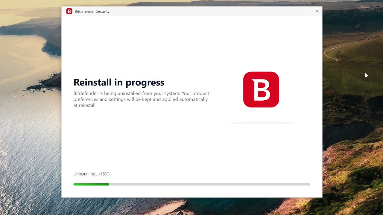 How to uninstall & reinstall Bitdefender on Windows