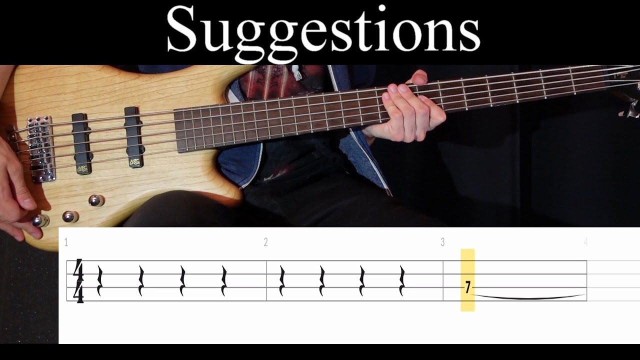 Suggestions (System of a Down) - Bass Cover (With Tabs) by Leo D&uuml;zey