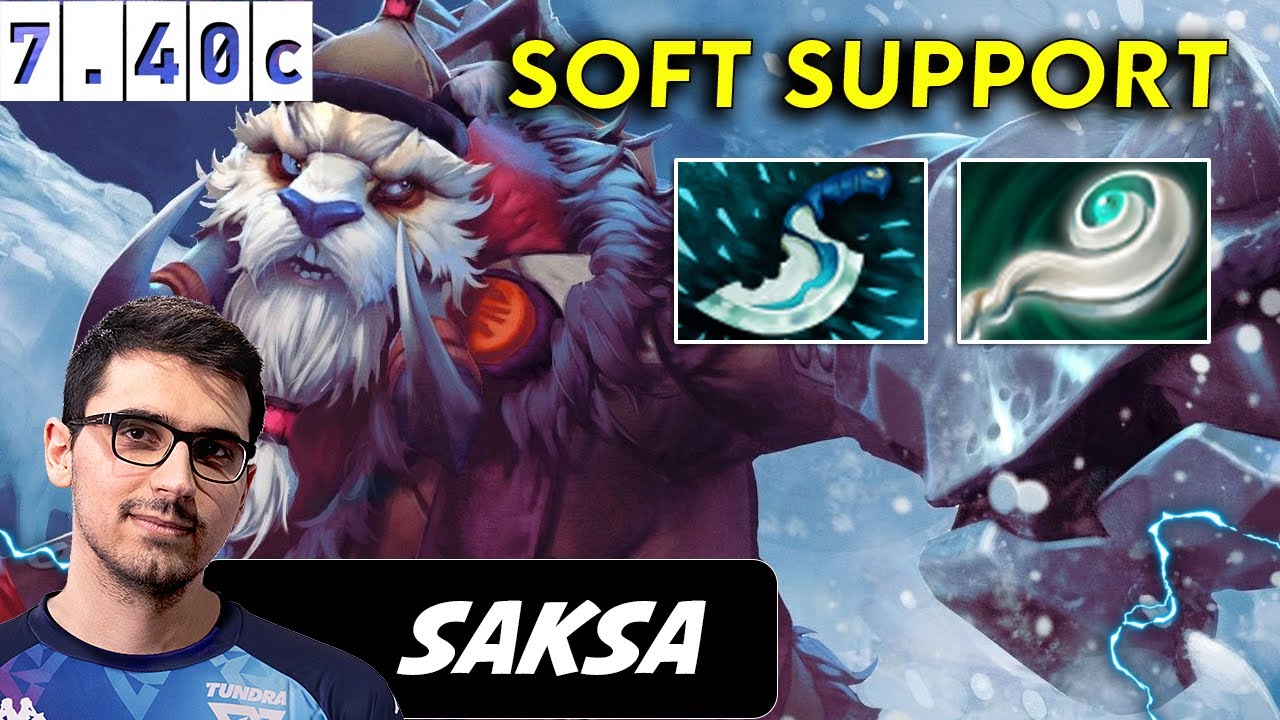 Saksa Tusk Soft Support - Dota 2 Patch 7.40c pro Player Full Gameplay
