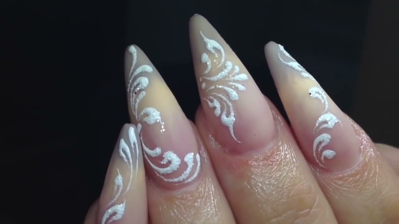 And Amazing Nail Design! AND Bitten Nails TransformatioN