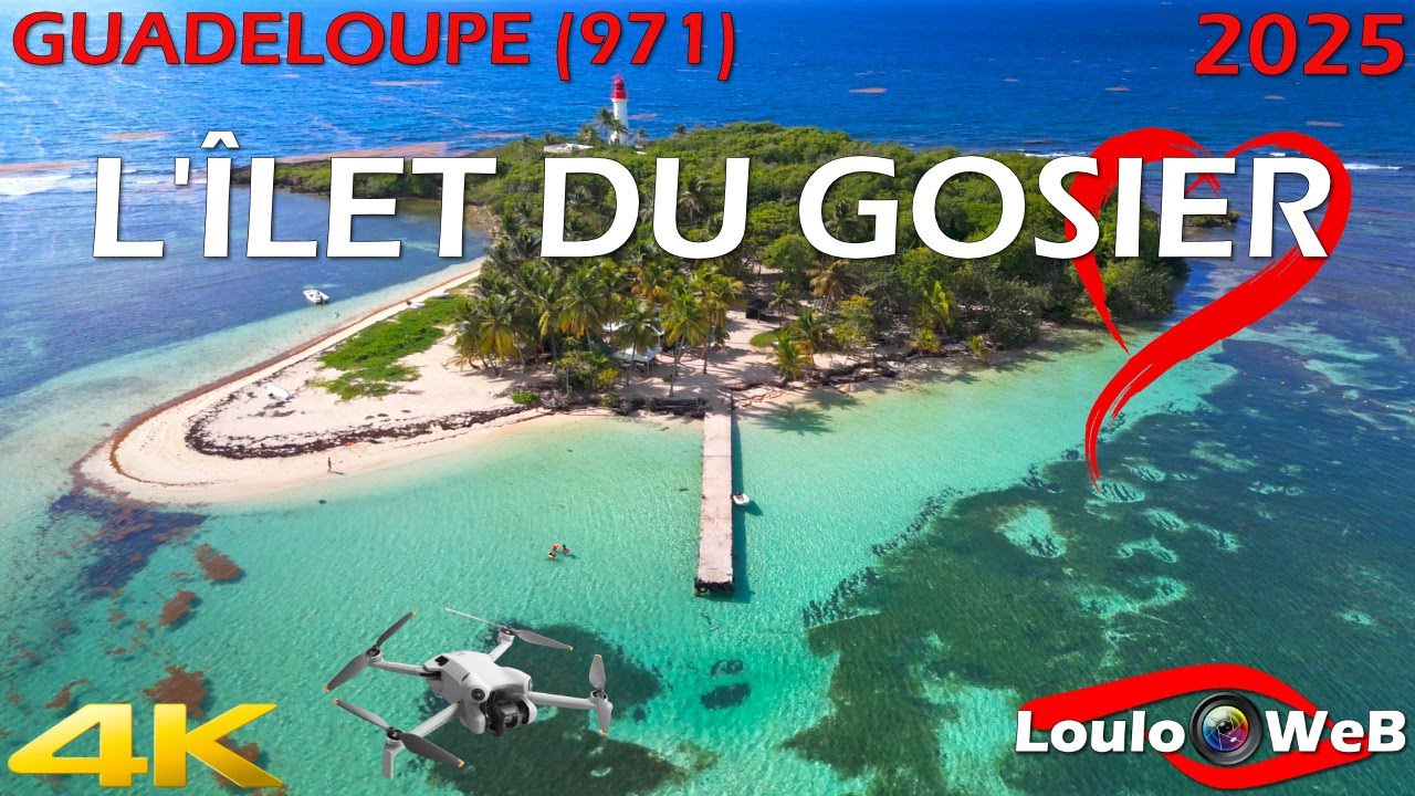 🇫🇷🇬🇵 L'Îlet du Gosier en Drone - Gosier (971) Guadeloupe 2025 - 4K