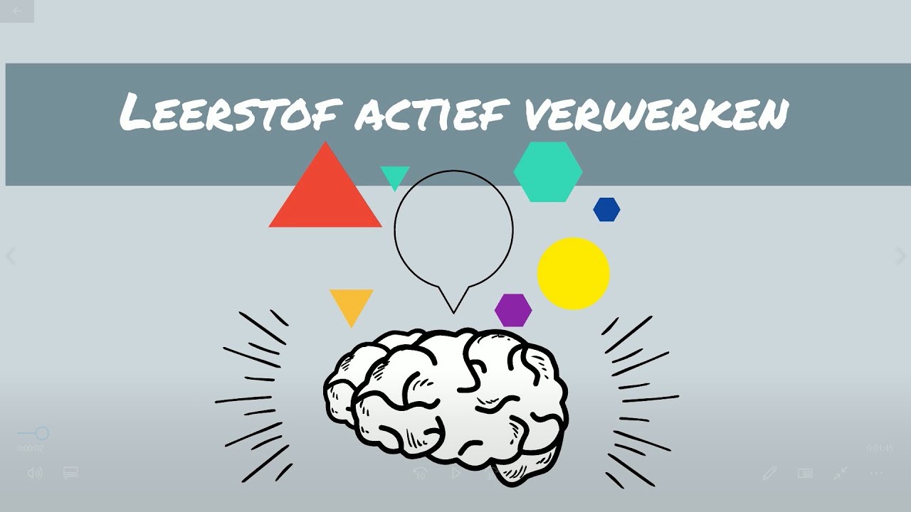 Leerstof actief verwerken: hoe doe je het?