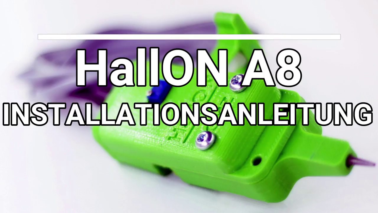 Hallon A8 Installationsanleitung