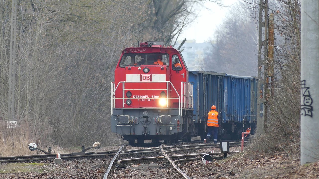 DE6400-6490 Kacper i SM42-1298 - węgiel dla EC-3 Łódź