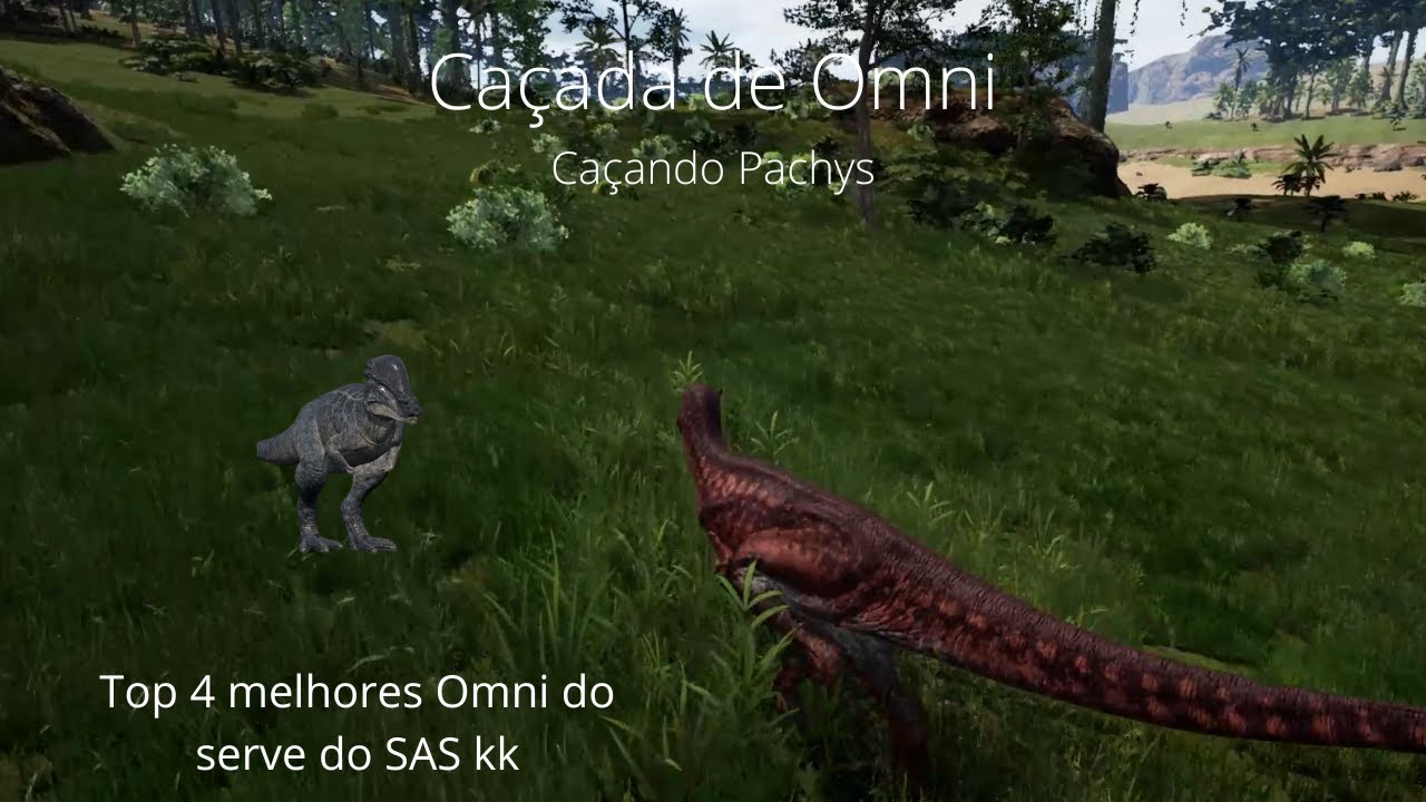 Caçada Omni vs Pachys no The isle Evrima No serve do SAS Brasil