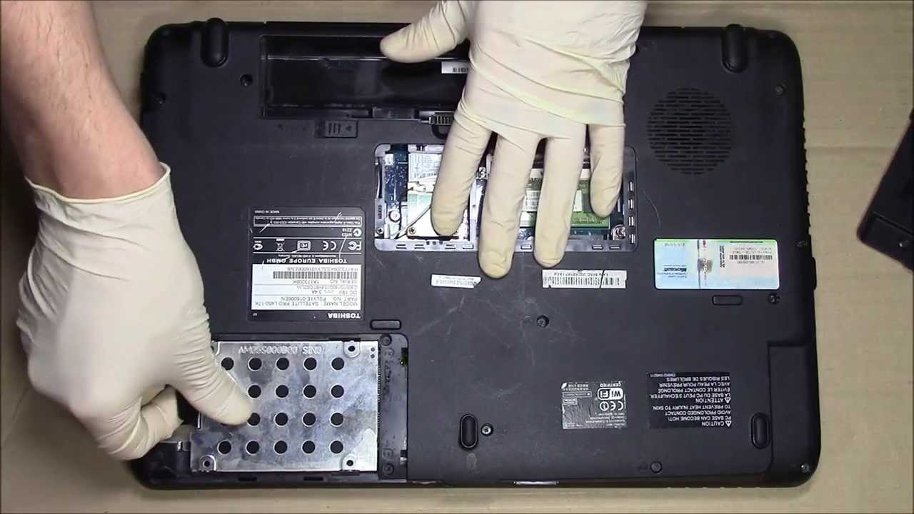 Toshiba Satellite Pro L450 Disassembly | Teardown