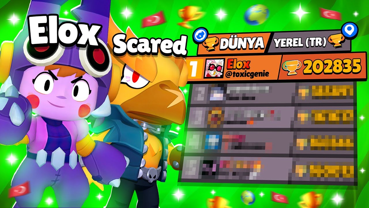 DÜNYA 1. Sİ ELOX İLE KUPA KASTIM!🔥 Brawl Stars
