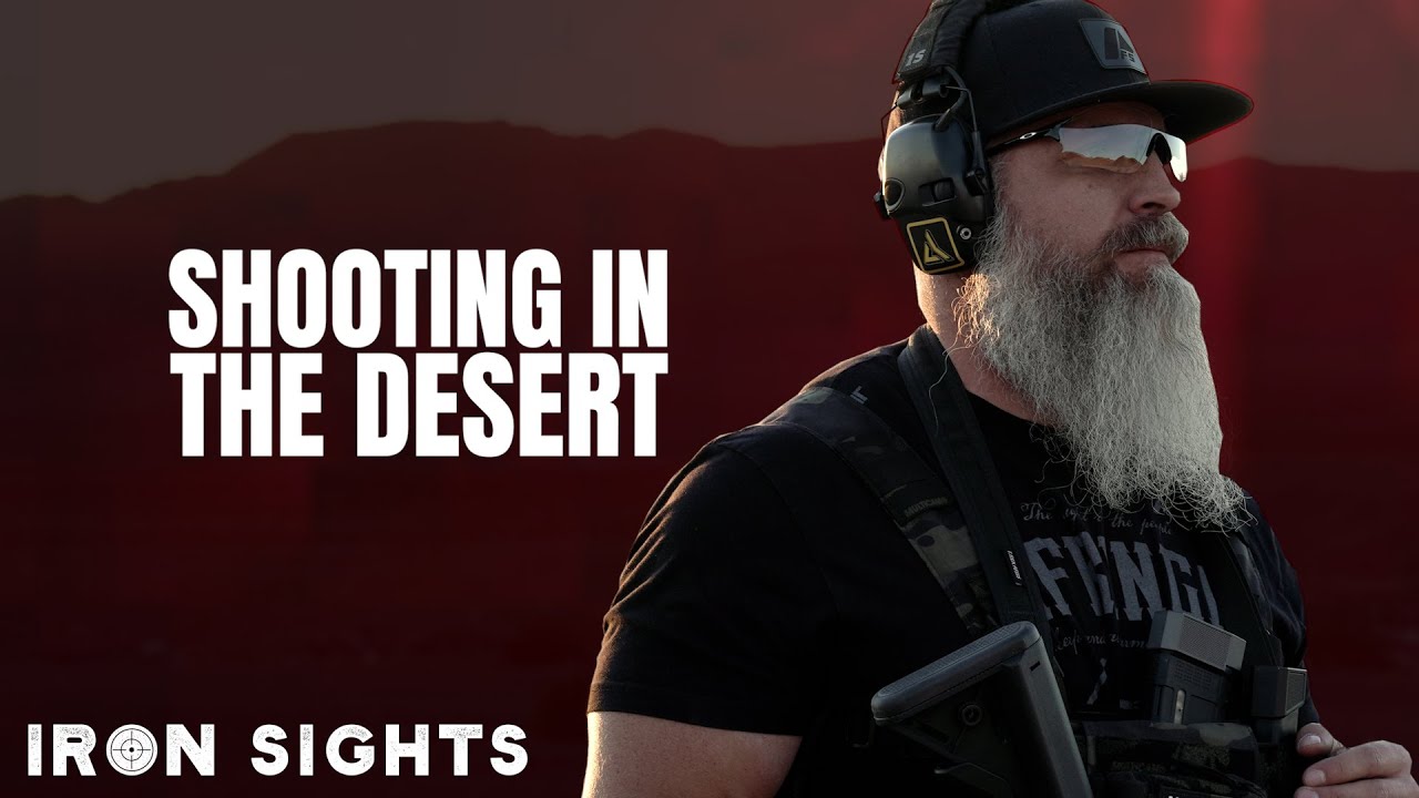 Shooting Guns In The California Desert