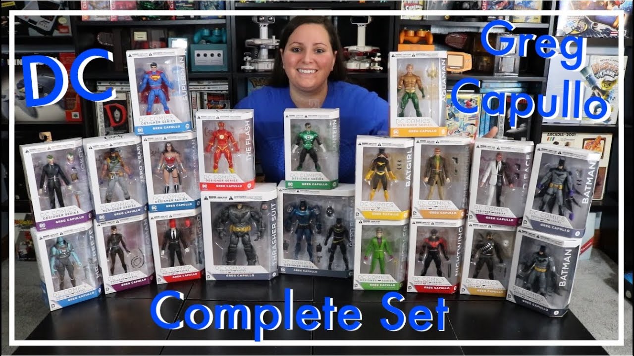 DC Comics Designer Series Figures (Complete Set by Greg Capullo) DC Collectibles