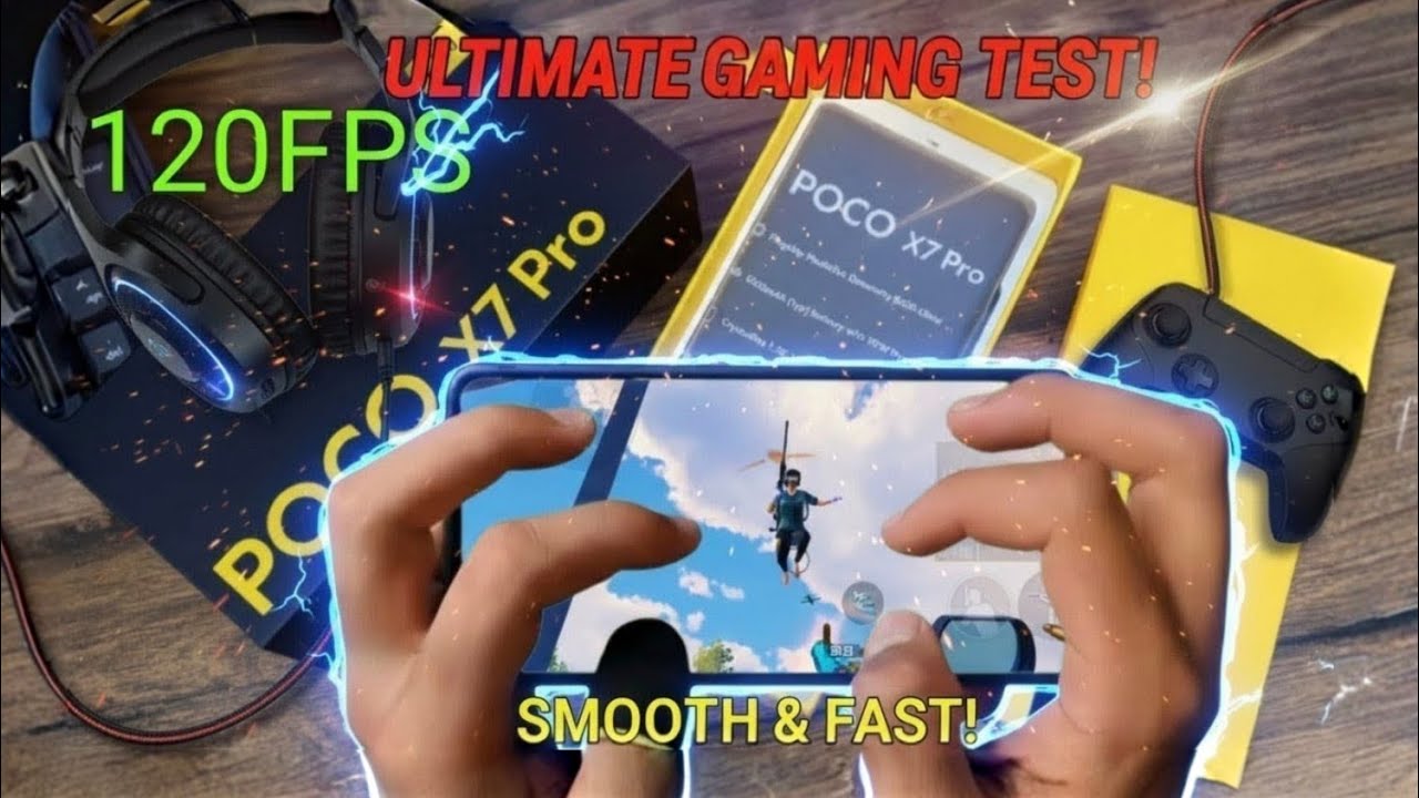 Dominate PUBG with POCO X7 PRO: 120 FPS and 6-Finger Gameplay!