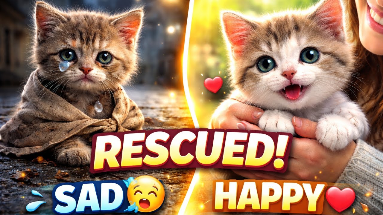 “From Street to Forever Home 🐱💖 | Emotional Rescue Cat Story That Will Melt Your Heart .