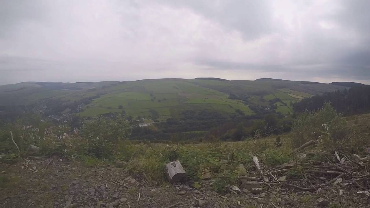 Afan forest park the Wall trail