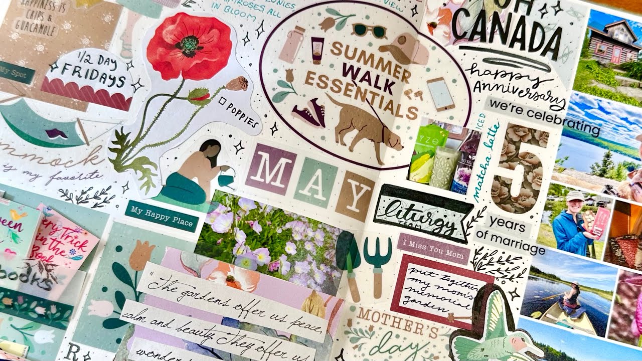 Real-Time Journal With Me ✨ MAY Memories ✨ Monthly Journaling Club